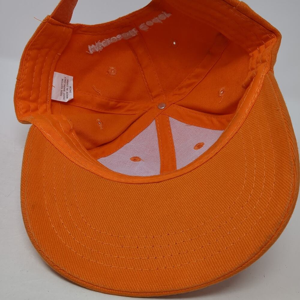 Microsoft Coder Strapback Baseball Cap Orange One… - image 7